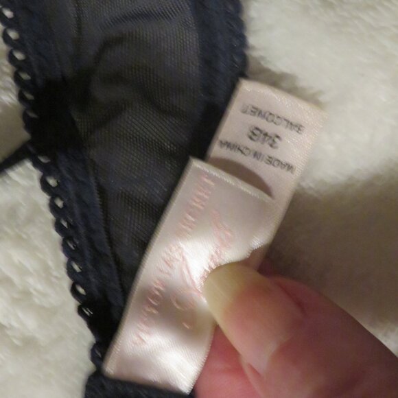 Victoria's Secret Blue Sequin Balconette  34B - Picture 4 of 5